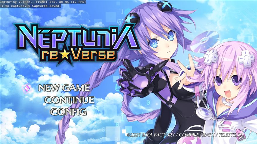 Neptunia ReVerse running in KytyPS5